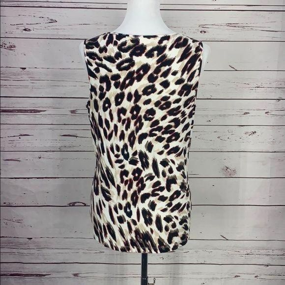 Chico’s Sequin Animal Print Hi/low Tank Size Small - Picture 3 of 8